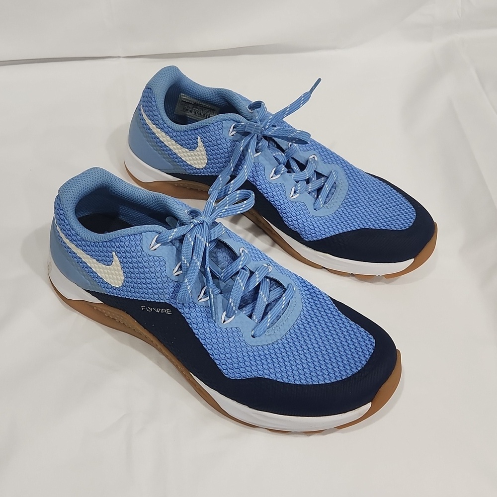 Nike UNC North Carolina Tar Heels Mens 7.5 Flywire Metcon Repper DSX Sneakers